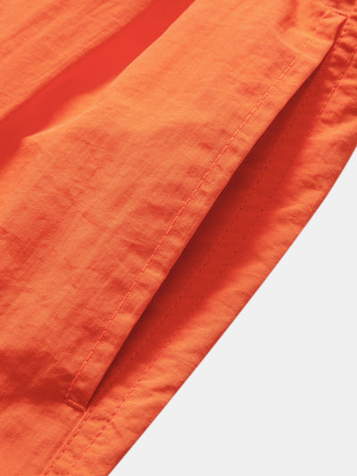 Tropical Print Button Up Shirt & Swim Shorts