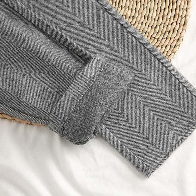 Dennis ™ | Tailored Herringbone Pleated Trousers For Men