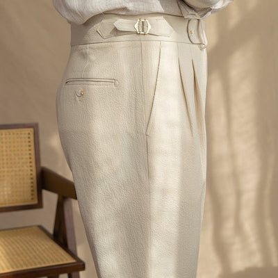 Jesse | Stylish Pleated High Waist Trousers For Men