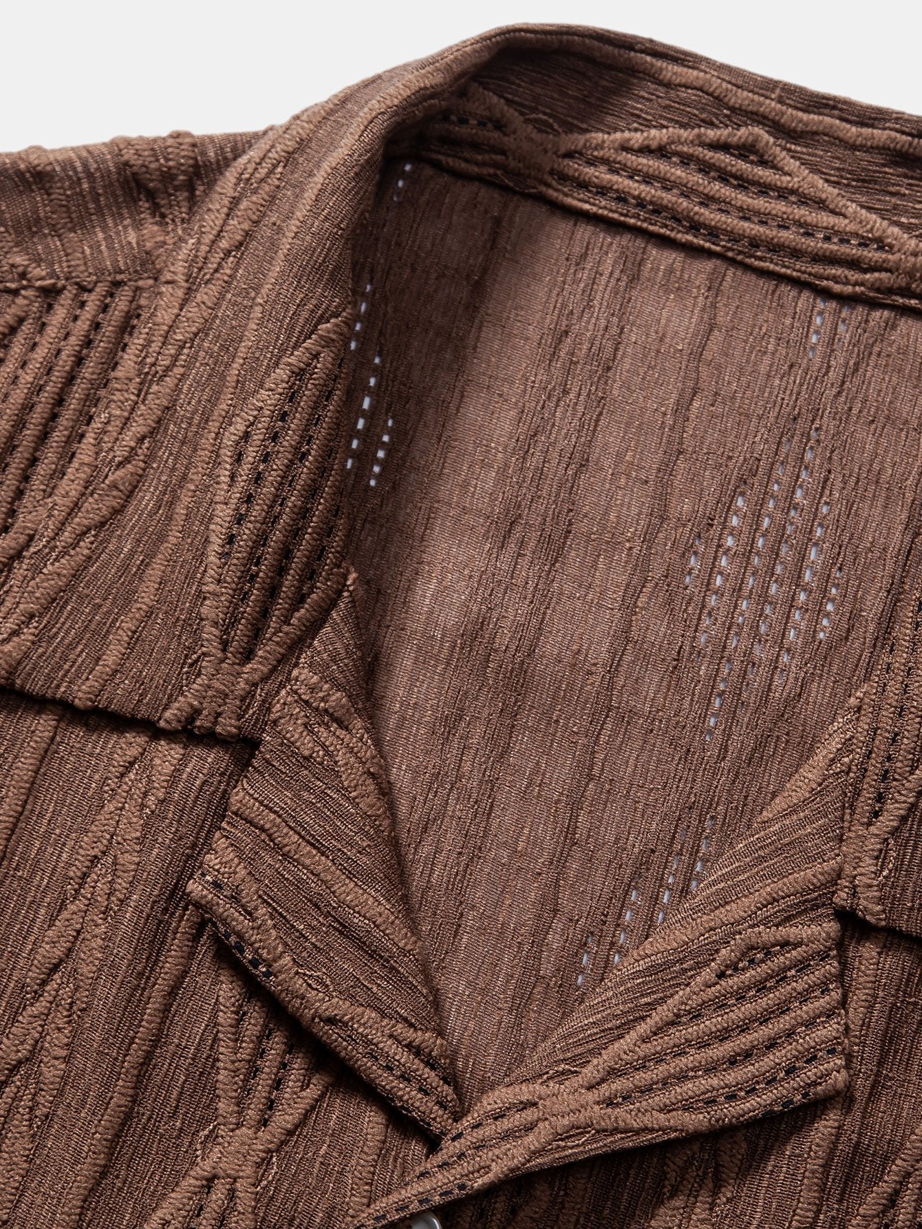 Geometric Cuban Shirt & Linen look Pants