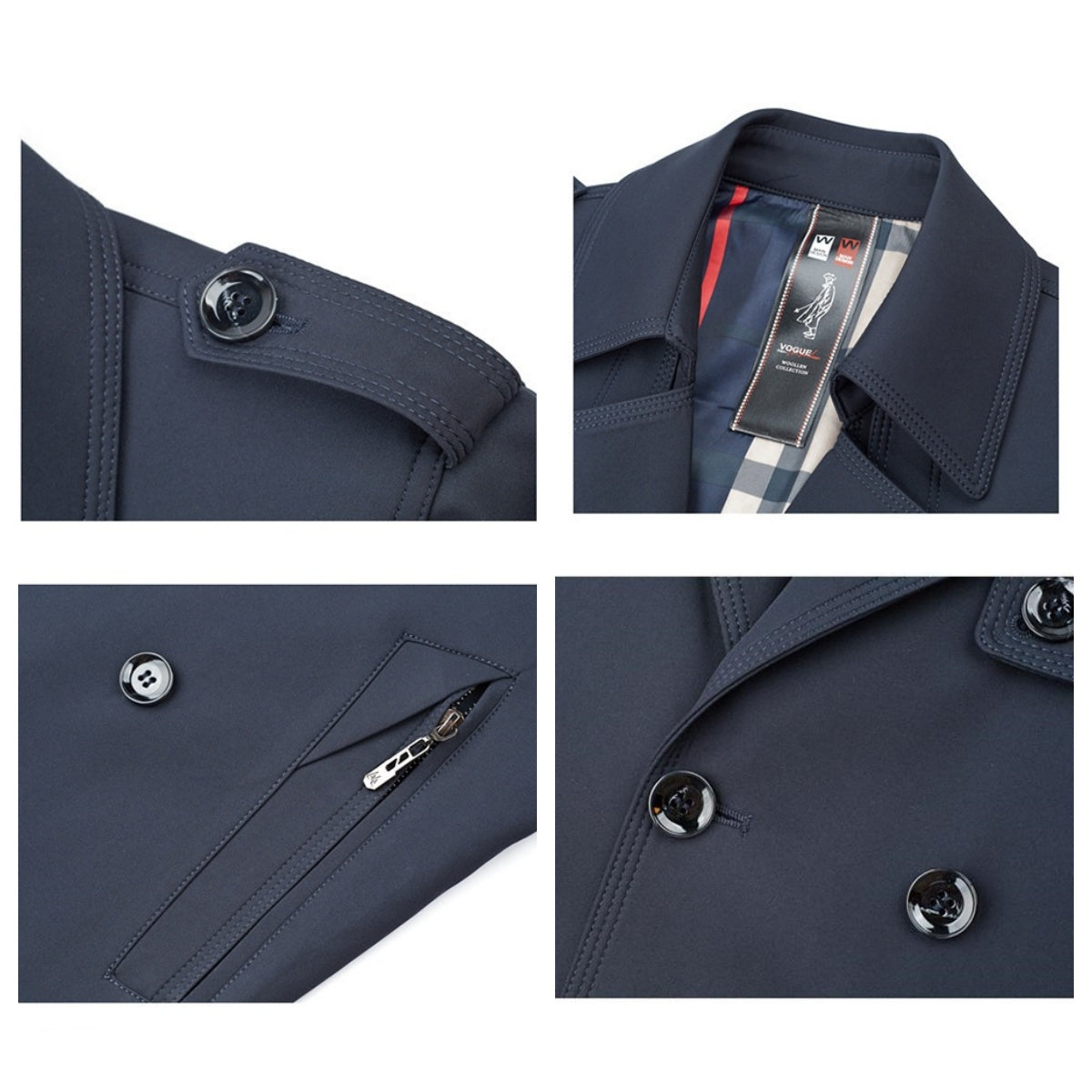 Edward Double-Breasted Trench Coat